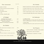 Menu - Chez Joséphine